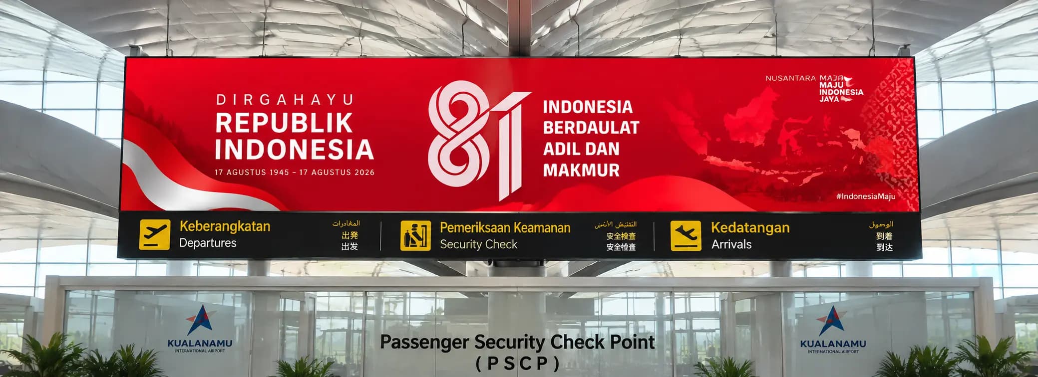 Passenger journey through the boarding area